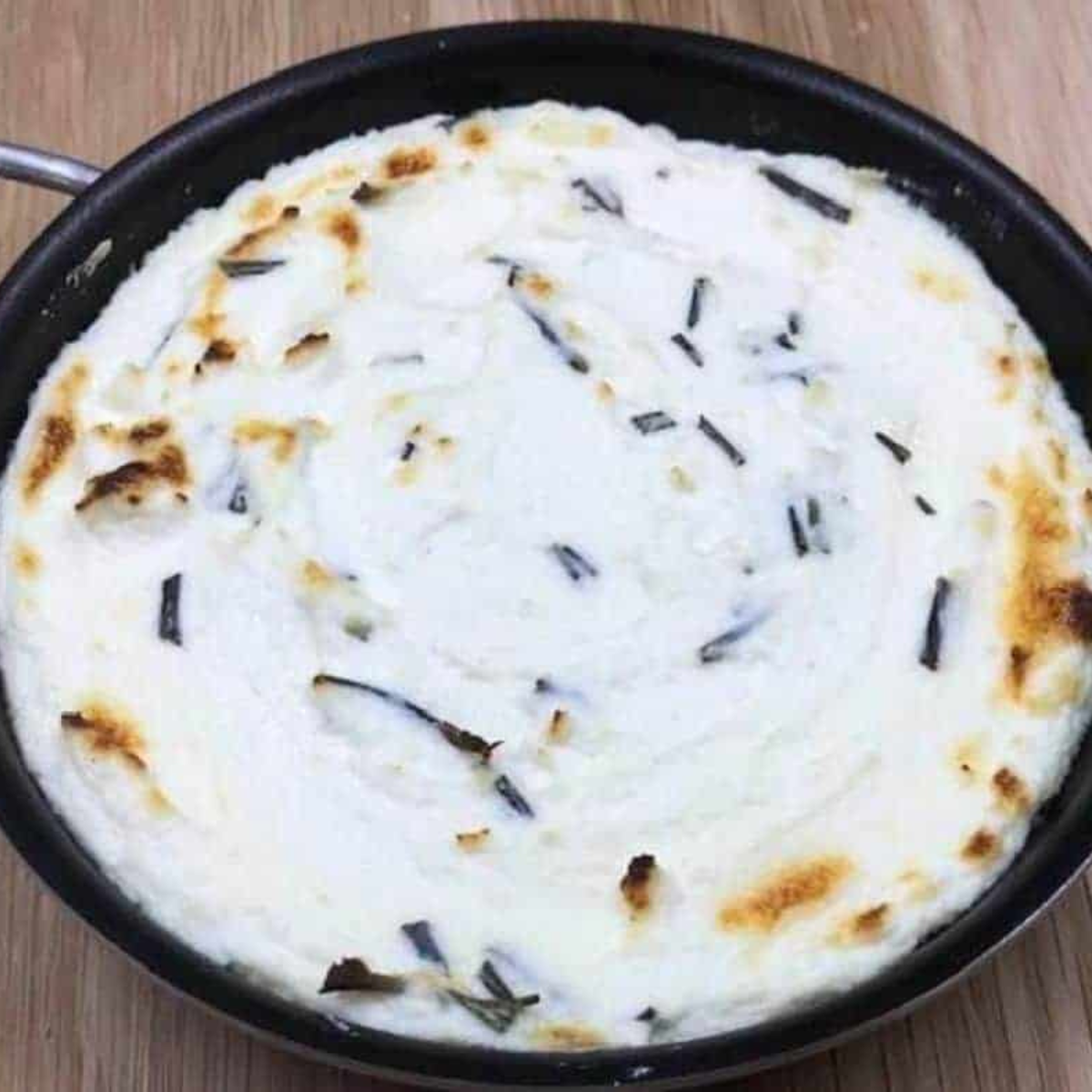 Air Fryer Baked Ricotta With Lemon and Herbs
