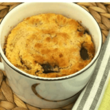 Air Fryer Chocolate Chip Mug Cake