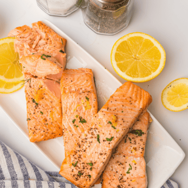 air fryer lemon dijon salmon