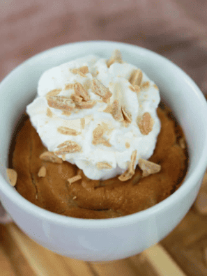 Air Fryer Peanut Butter Mug Cake