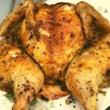 Air Fryer Spatchcock Chicken.