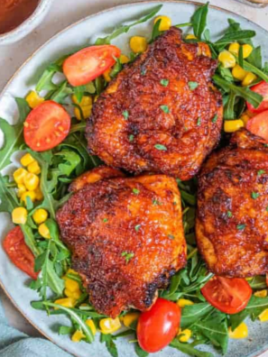 air fryer bbq chicken thighs