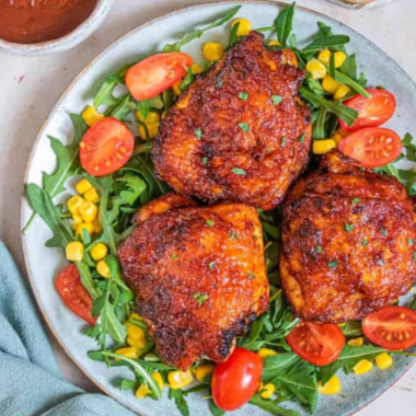 air fryer bbq chicken thighs