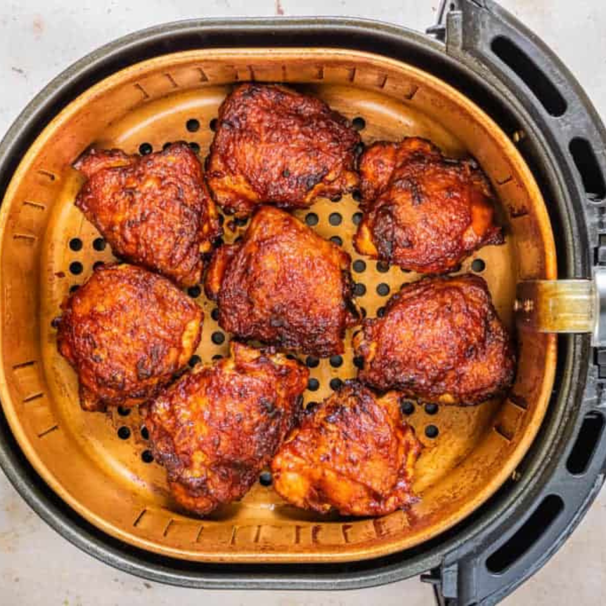air fryer bbq chicken thighs