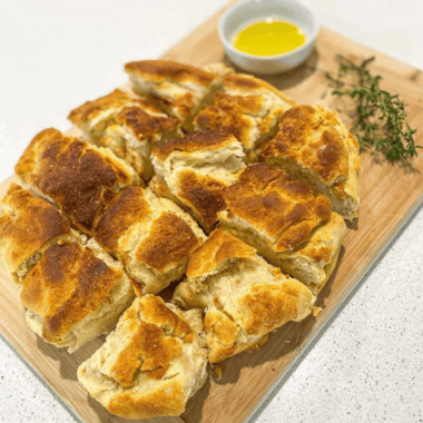 air fryer focaccia bread