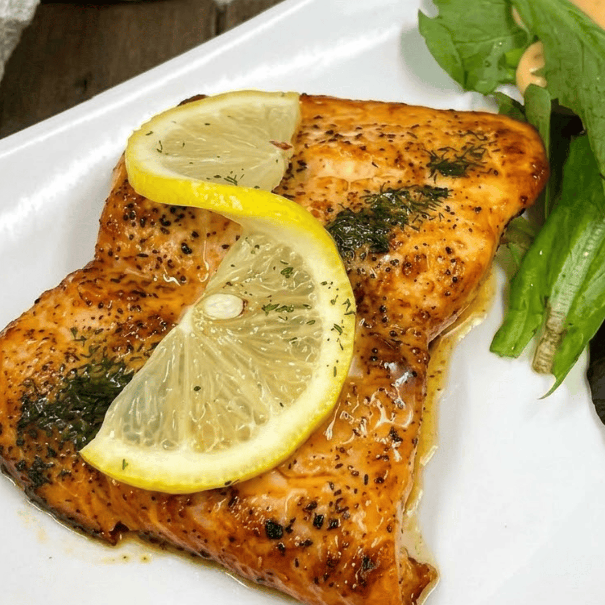 Air Fryer Honey Lemon Salmon