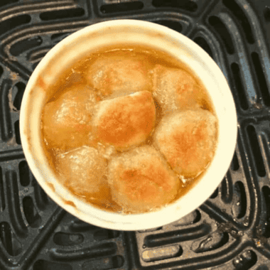 Air Fryer Monkey Bread For One