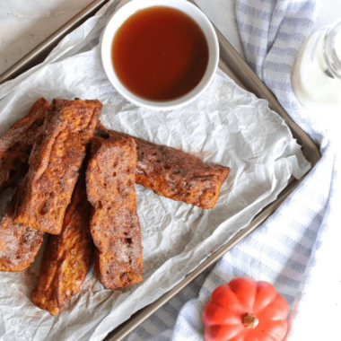 Air Fryer Pumpkin French Toast