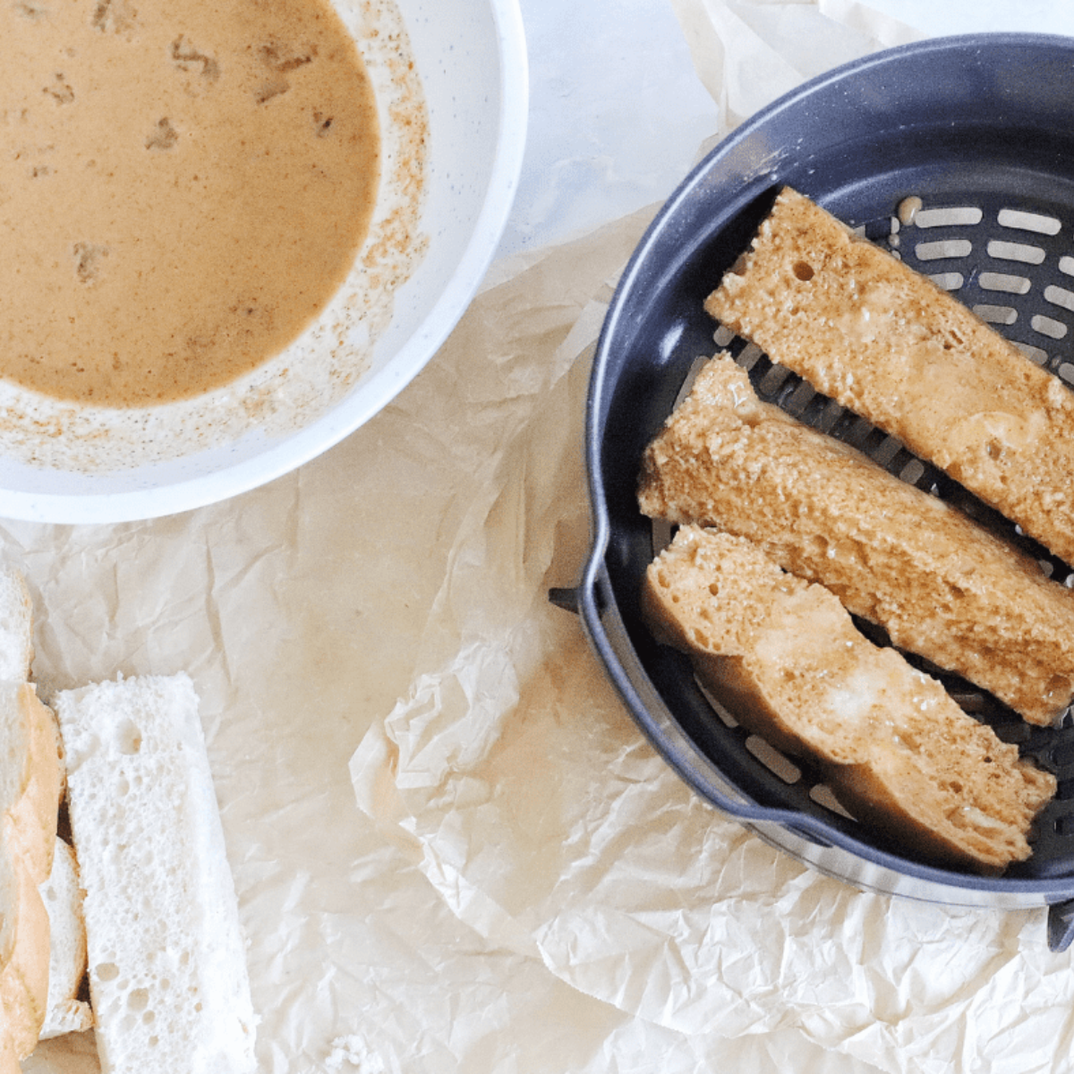 Air Fryer Pumpkin French Toast