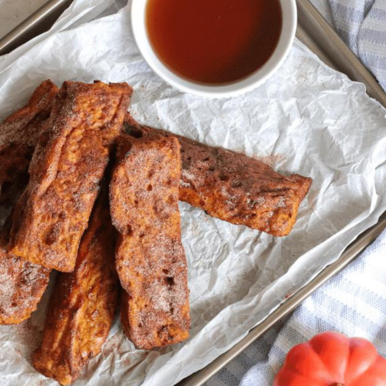 Air Fryer Pumpkin French Toast
