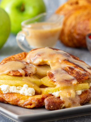 Air Fryer Croissant French Toast