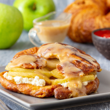 Air Fryer Croissant French Toast