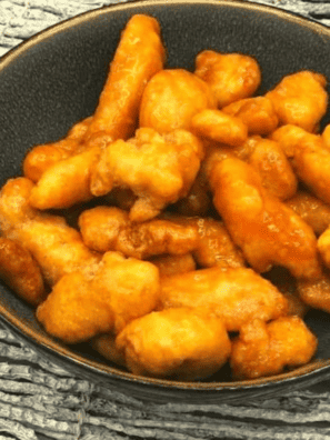 Air Fryer Tempura Frozen Chicken