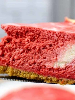 Instant Pot Christmas Swirl Cheesecake