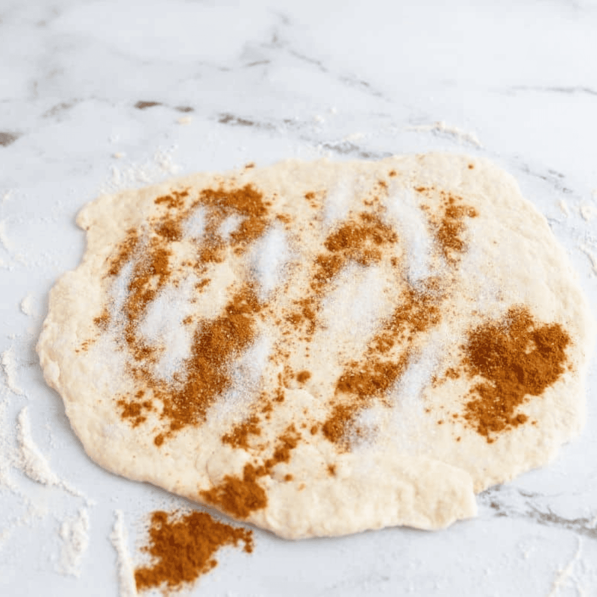 air fryer cinnamon rolls in a mug