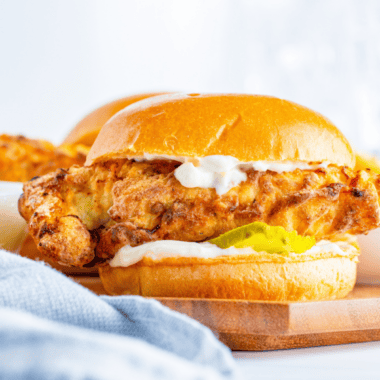 Air Fryer Popeyes Chicken Sandwich (Copycat)