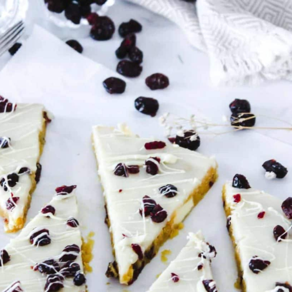 Air Fryer Starbucks Cranberry Bliss Bars Copycat Recipe