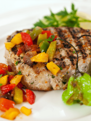 Air Fryer Tuna Steaks