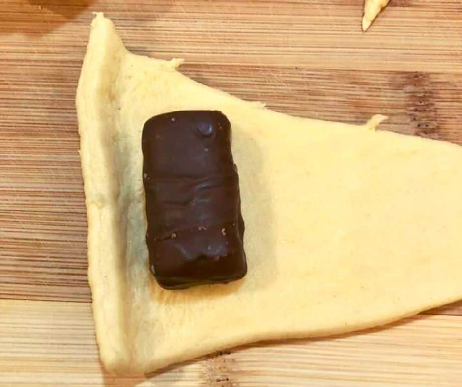 Start by Adding Twix to Dough