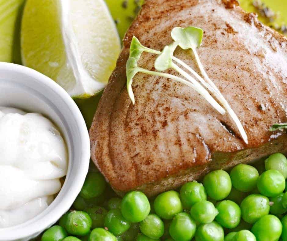 Air Fryer Tuna Steaks