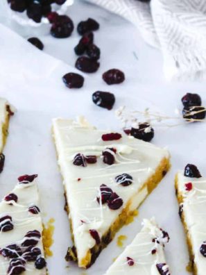 Air Fryer Starbucks Cranberry Bliss Bars Copycat Recipe