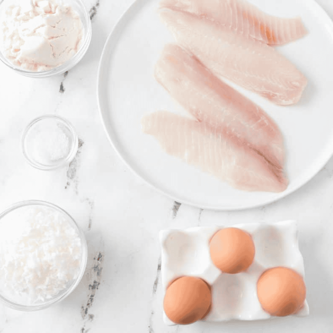 Ingredients Needed For Air Fryer Coconut Tilapia Recipe