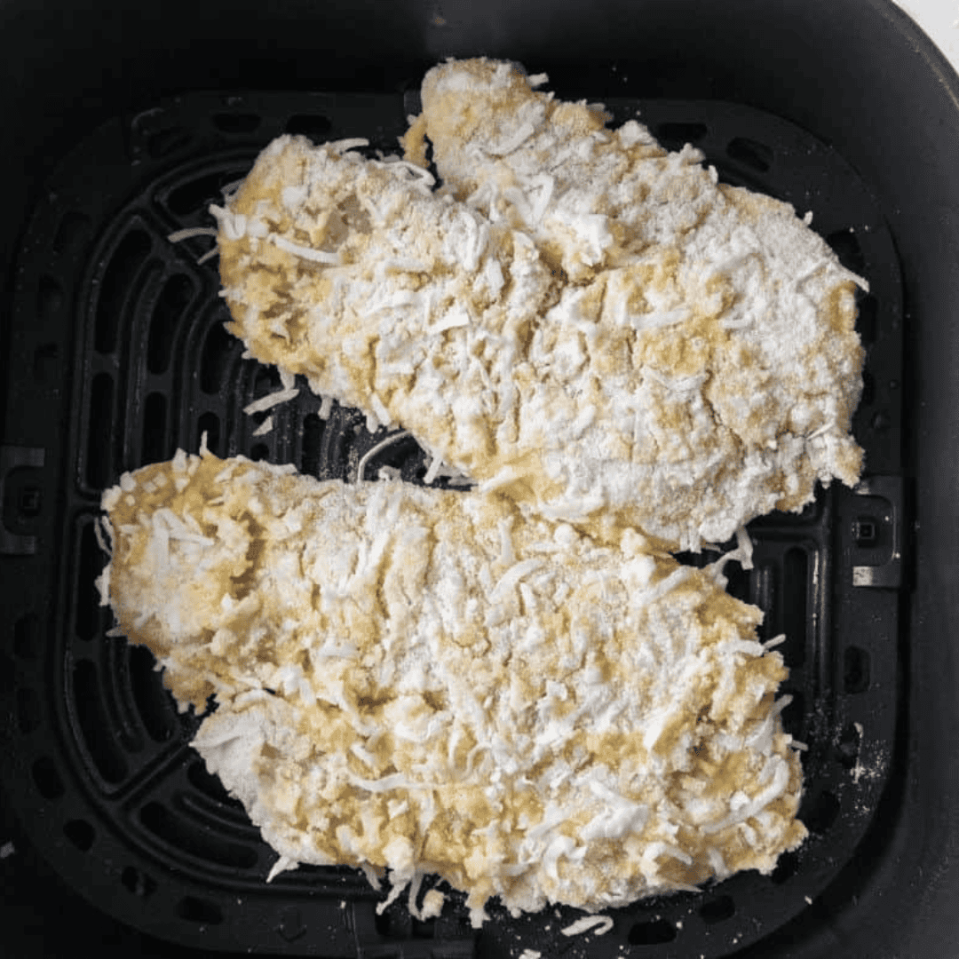 air fryer coconut crusted tilapia