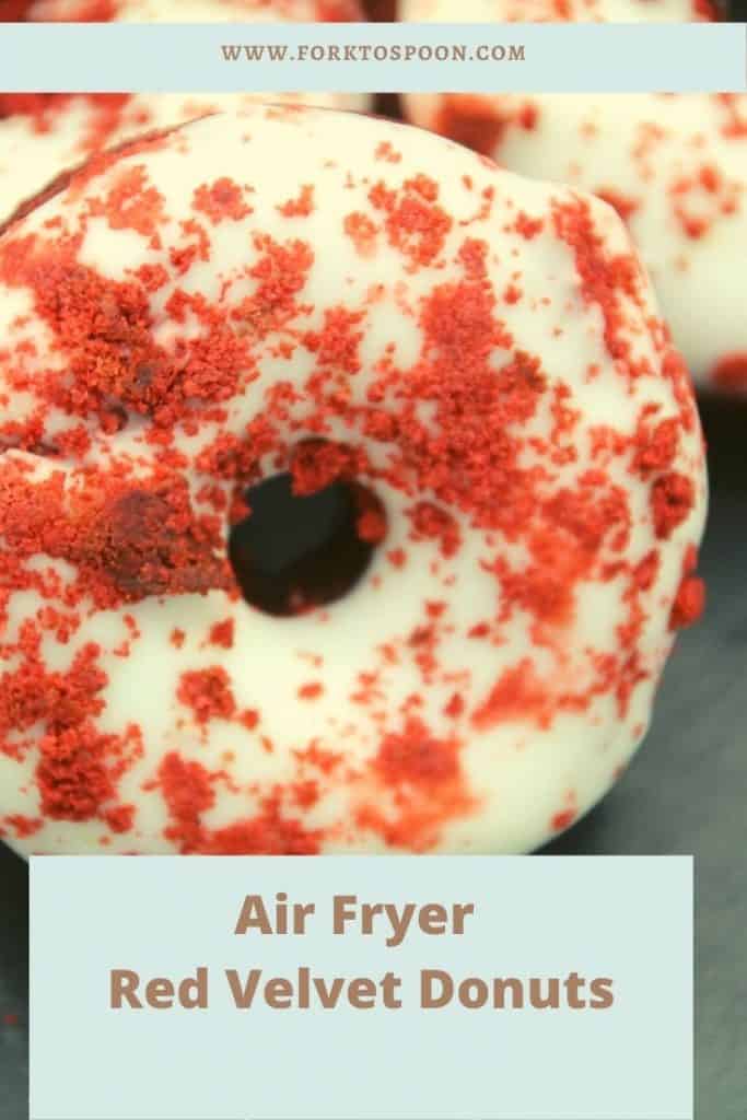 Air Fryer Red Velvet Donuts