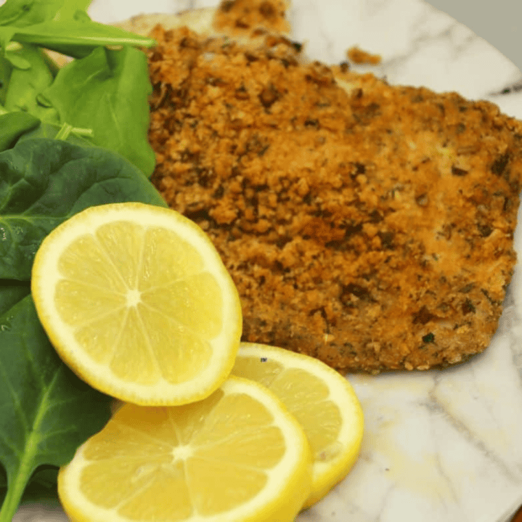 Air Fryer Pecan Crusted Trout