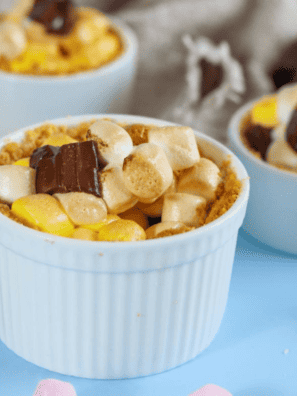 Air Fryer S'mores Mug Cake