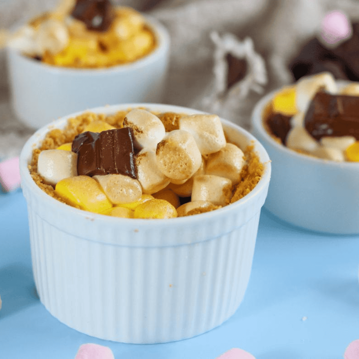 Air Fryer S'mores Mug Cake