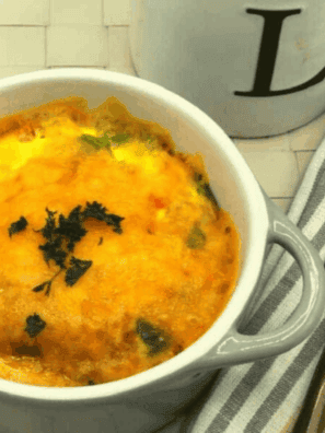 Easy Air Fryer Ham and Cheese Muffins