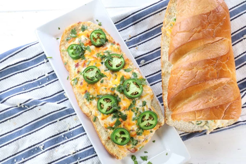 Air Fryer Jalapeno Popper Stuffed Bread