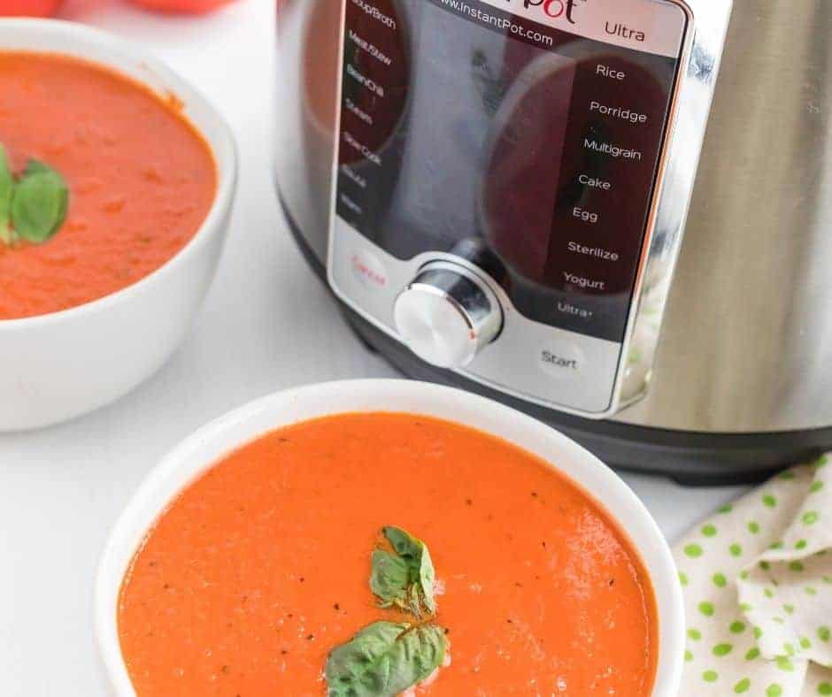 Instant Pot Copycat Nordstrom's Tomato Basil Soup