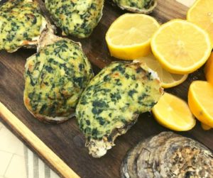 Air Fryer Oysters Rockefeller