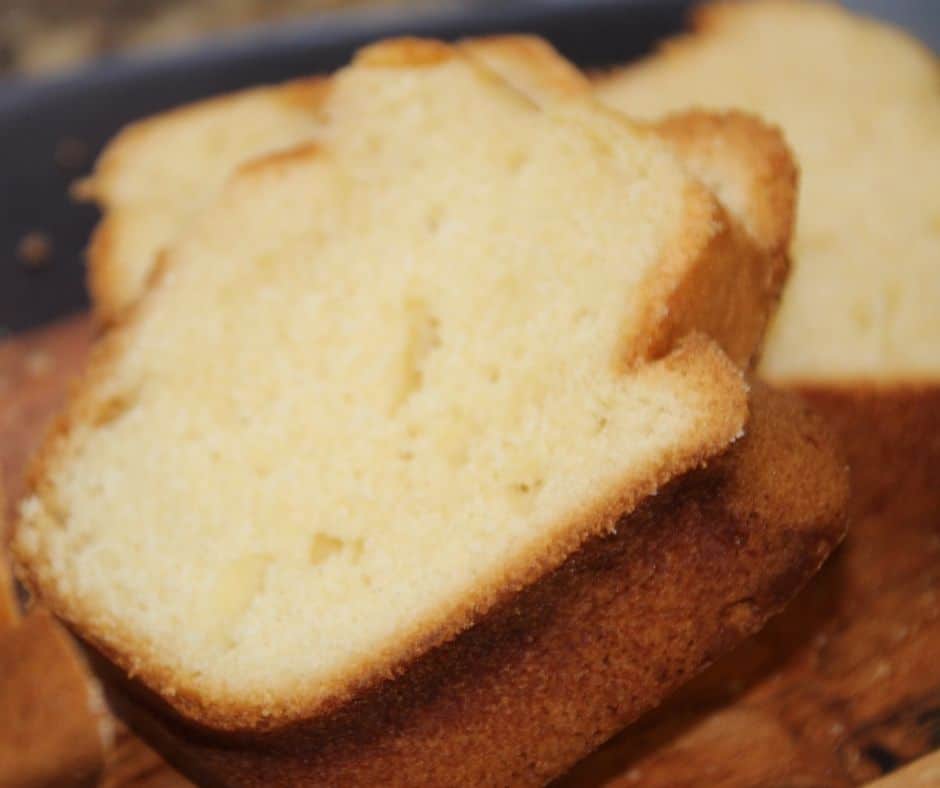 Air Fryer Grilled Pound Cake