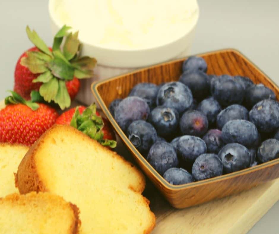 Air Fryer Grilled Pound Cake