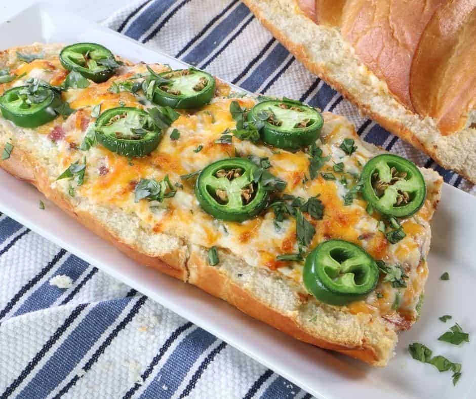 Air Fryer Jalapeno Popper Stuffed Bread
