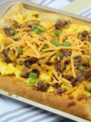 Air Fryer Breakfast Pizza