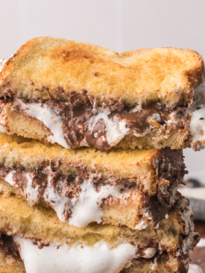 air fryer nutella fluffernutter