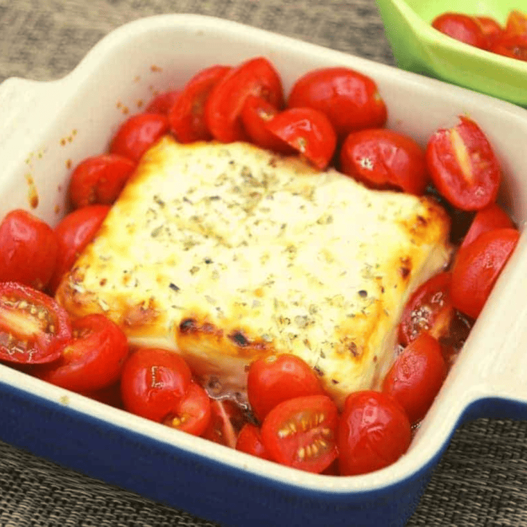 Air Fryer Baked Feta Cheese