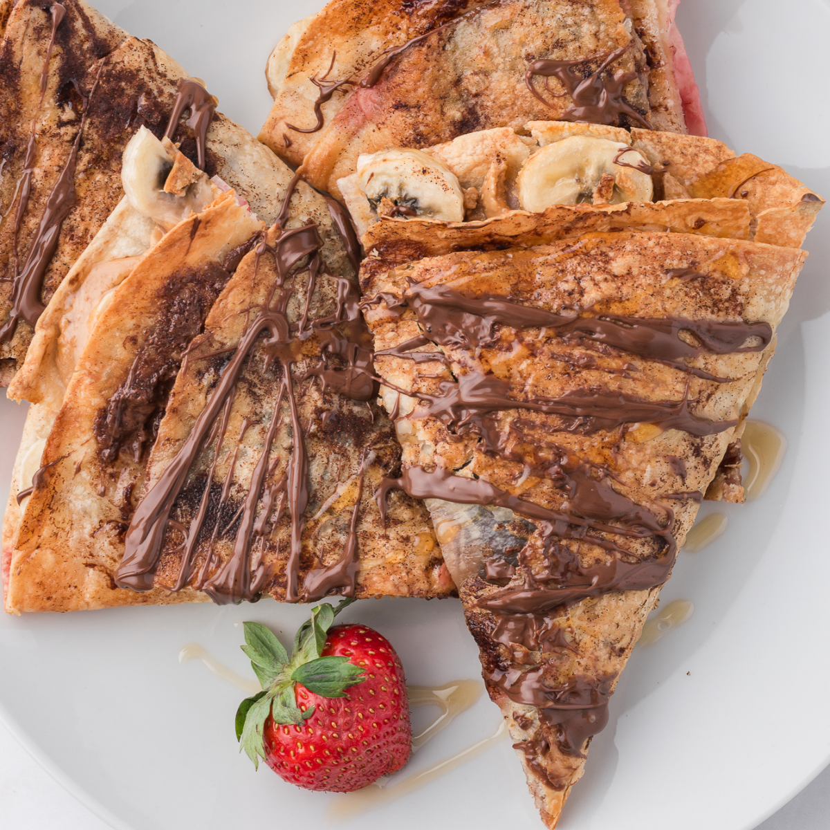 Air Fryer Banana Nutella Quesadilla