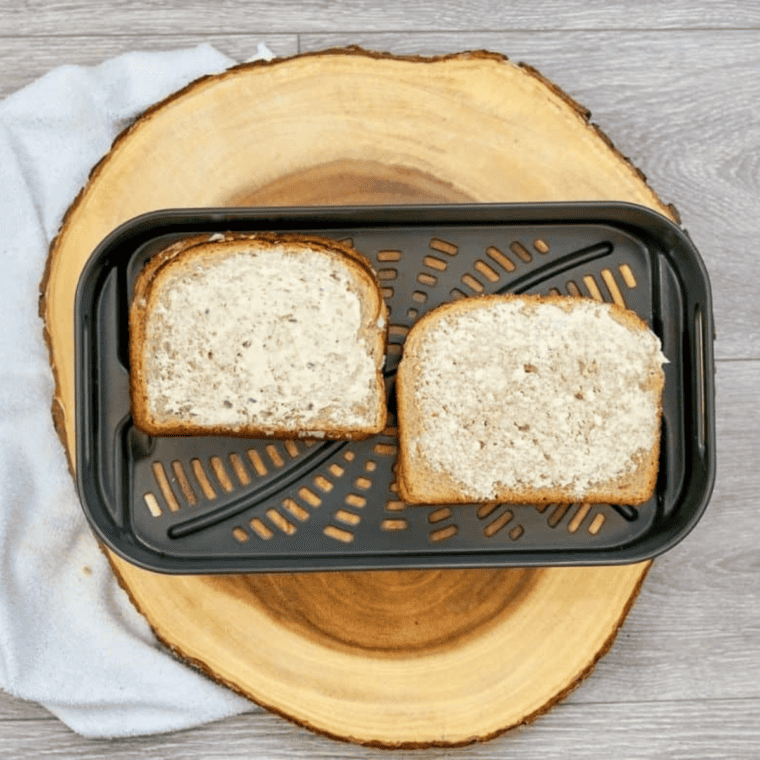 Air Fryer Blackberry & Goat Cheese Sandwiches