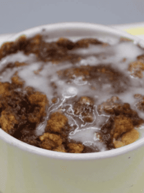Air Fryer Cinnamon Nut Swirl Mug Cake