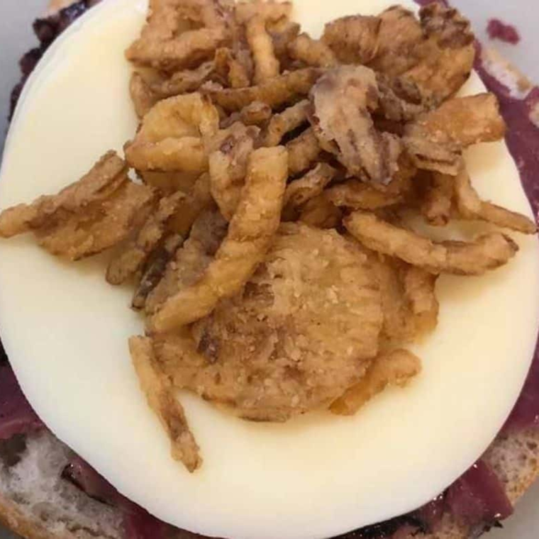 How To Make Air Fryer Fried Pastrami Sandwich