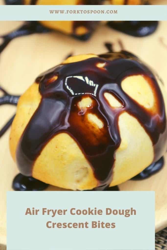 Air Fryer Cookie Dough Crescent Bites