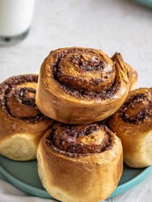 Air Fryer Homemade Cinnamon Rolls {Cinnabon Copycat}