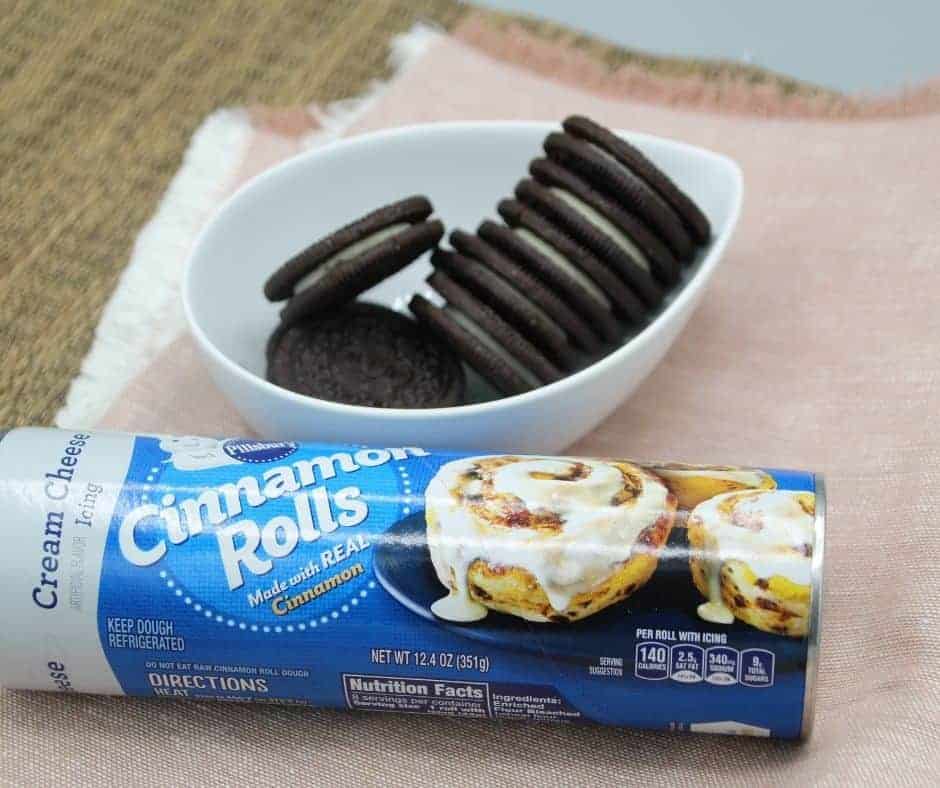 Air Fryer Oreo Cinnamon Rolls