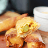 Air Fryer Pickle Egg Rolls