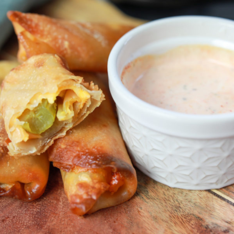 Air Fryer Pickle Egg Rolls (7)